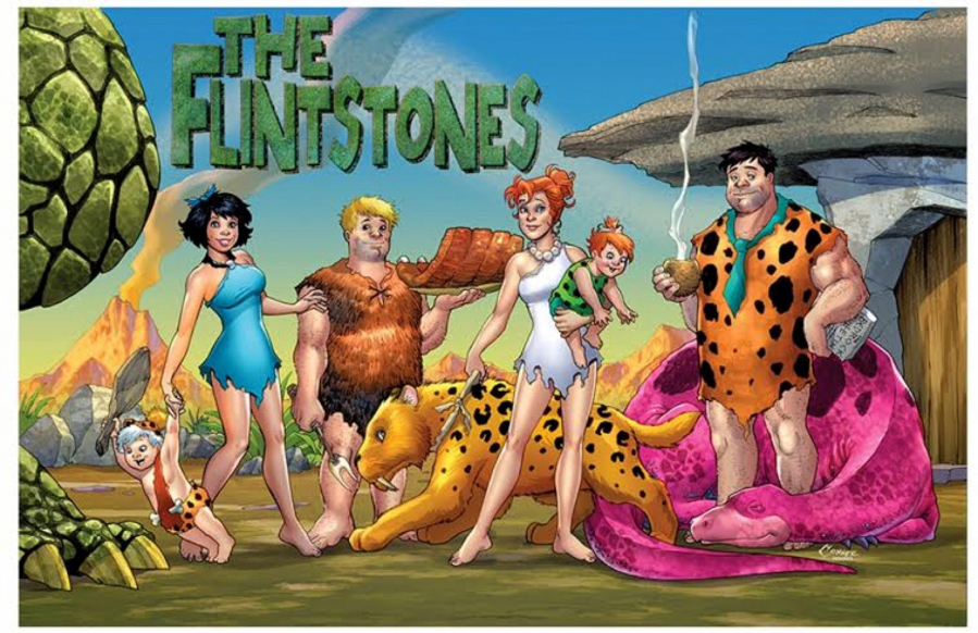 &quot;The Flintstones&quot; is back in comic form. DC released comic book No. 1 on Wednesday.