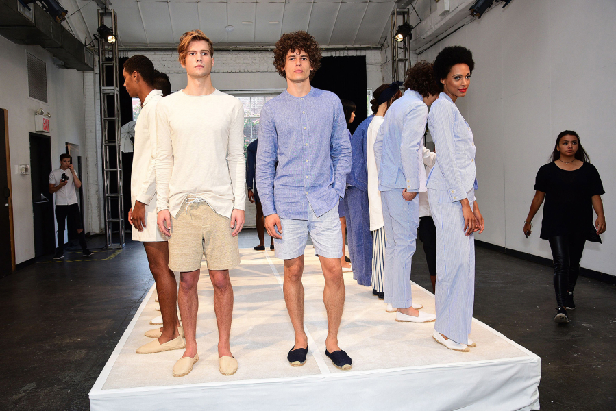 Models on the catwalk at the Max &#039;n Chester presentation, Spring Summer 2017, on July 11 during New York Fashion Week: Men&#039;s in New York.