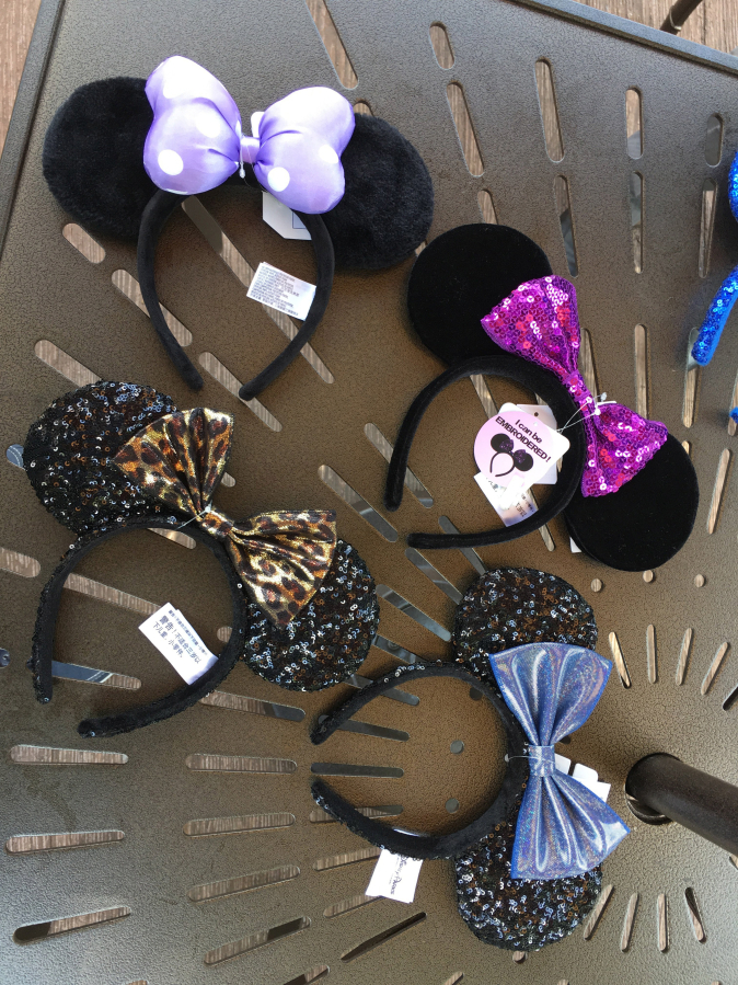 Upcoming Minnie Mouse-inspired headwear coming to Walt Disney World theme parks will have shiny elements, new colors and patterns. Minnie headbands are the top selling headwear at Disney World.
