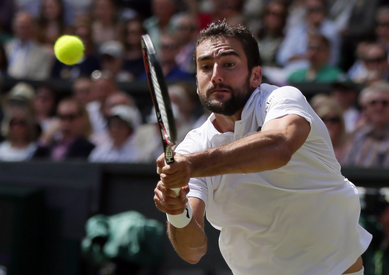 Marin Cilic of Croatia, pictured, and Ivan Dodig defeated Bob and Mike Bryan in the doubles match of the Davis Cup quarterfinals at Beaverton, Ore., on Saturday, July 16, 2017, to cut the U.S. lead in the best-of-five to 2-1.