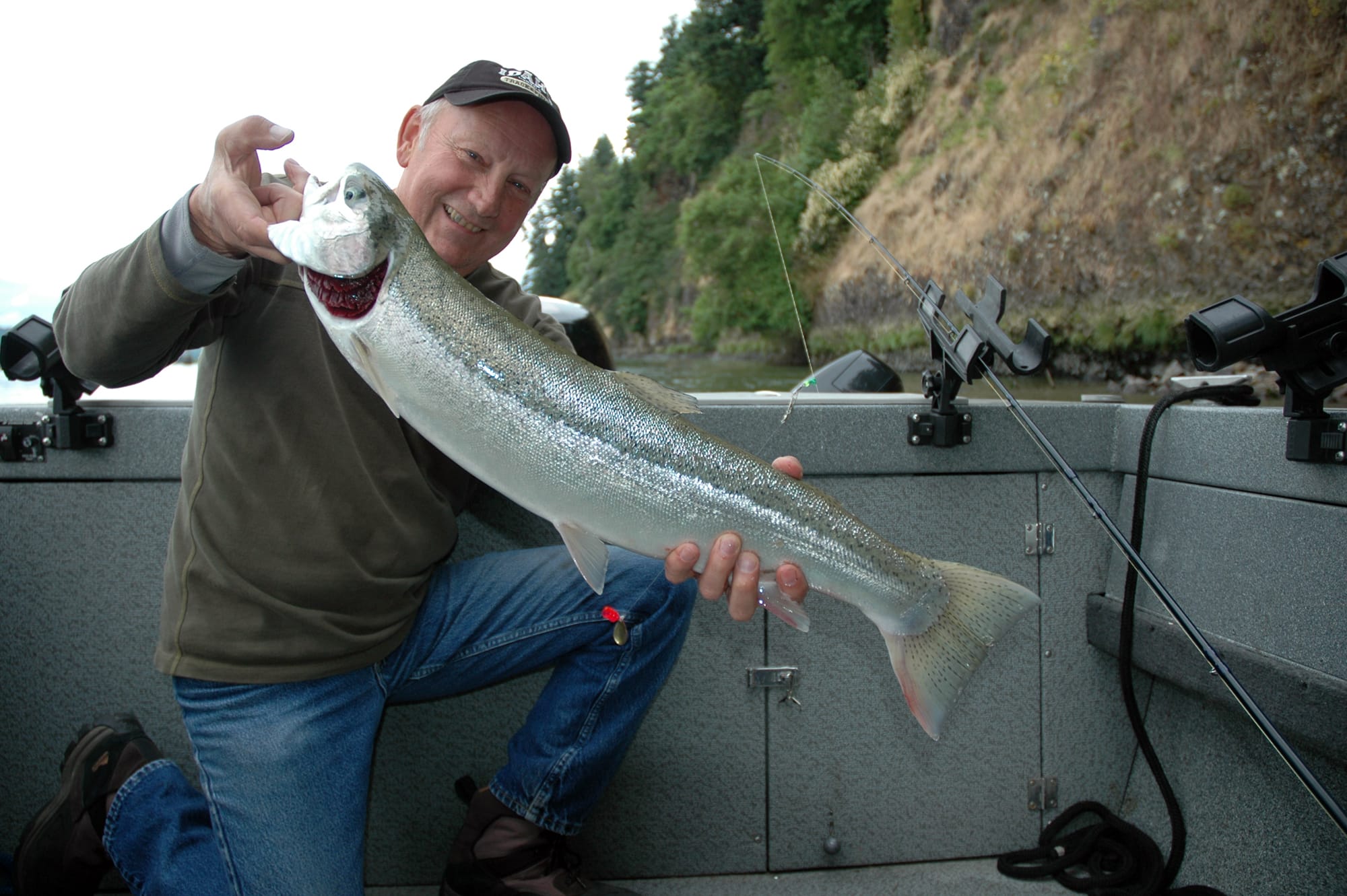 Steelhead fishing in the lower Columbia River has room for improvement this summer.