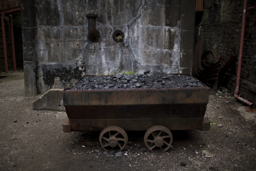An old wagon filled with coal sits at the Rhondda Heritage Park, the former Lewis Menthyr Colliery, on Thursday in Pontypridd, Wales, a reminder of Wales&#039; industrial past. More than half the Welsh voters voted to leave the European Union in last week&#039;s referendum despite the fact that Wales receives millions more than it sends the EU each year.