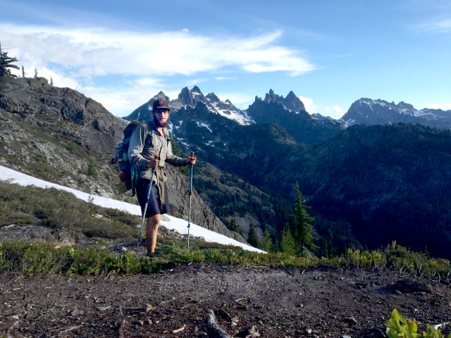Jeff Garmire is hiking his way through the North Cascades and expects to finish the Pacific Crest Trail this weekend.