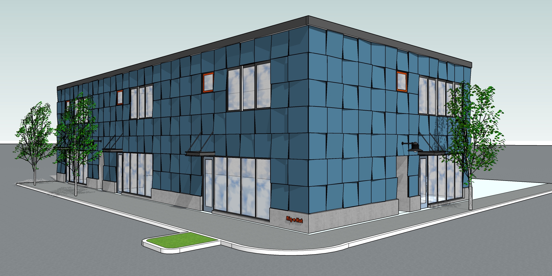 A digital rendering shows what the two-story apartment complex in Washougal may look like when completed.