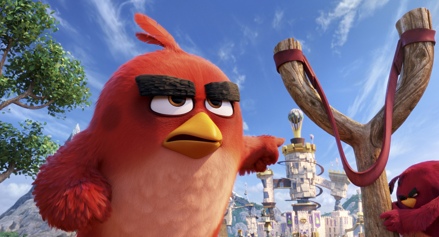 The character Red, voiced by Jason Sudeikis, in a scene from &quot;The Angry Birds Movie.&quot; (Sony Pictures)