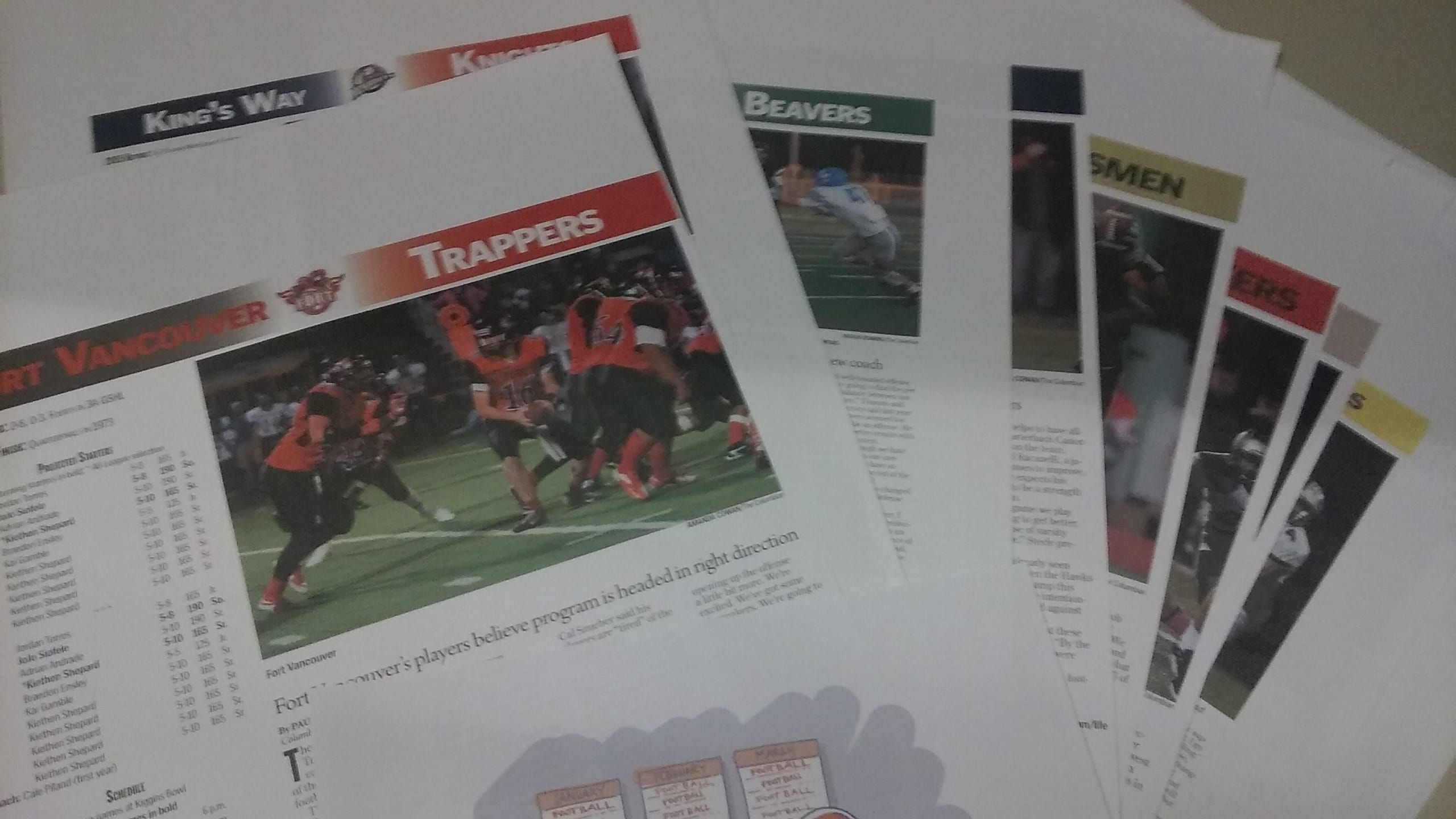 Sneak peek at The Columbian's high school football preview section, due out Sunday, Aug.