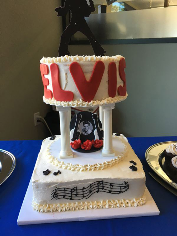 Esther Short: An Elvis-themed cake at a party the city hosted to celebrate neighborhood leaders.