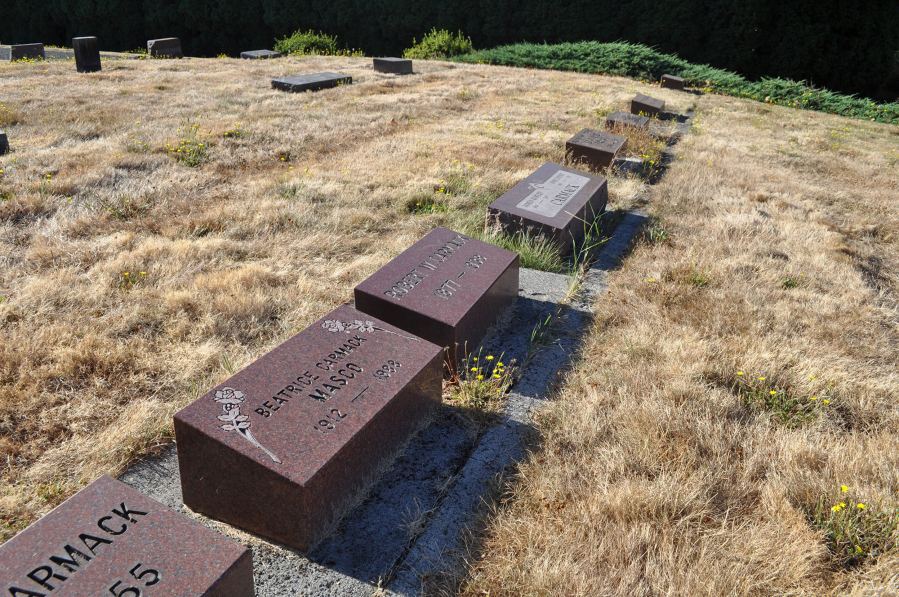 Several generations of April Carmack McCourt&#039;s family are buried in the Camas Cemetery. McCourt, who was born in Camas but now lives in Oregon, recently criticized the city for allowing weeds and grass to overtake some headstones.
