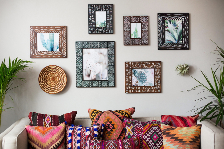 New Orleans-based Alyse studio owner Alyse Rodriguez makes artistic wooden picture frames and rustic home decor.