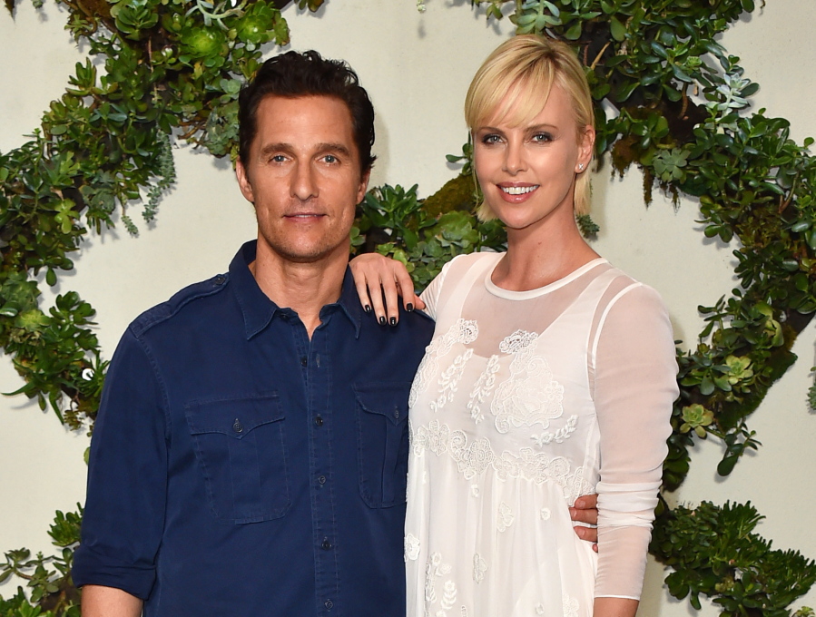 Matthew McConaughey, left, and Charlize Theron provide the voices for two of the main characters in &quot;Kubo and the Two Strings.&quot; (Jordan Strauss/Invision)