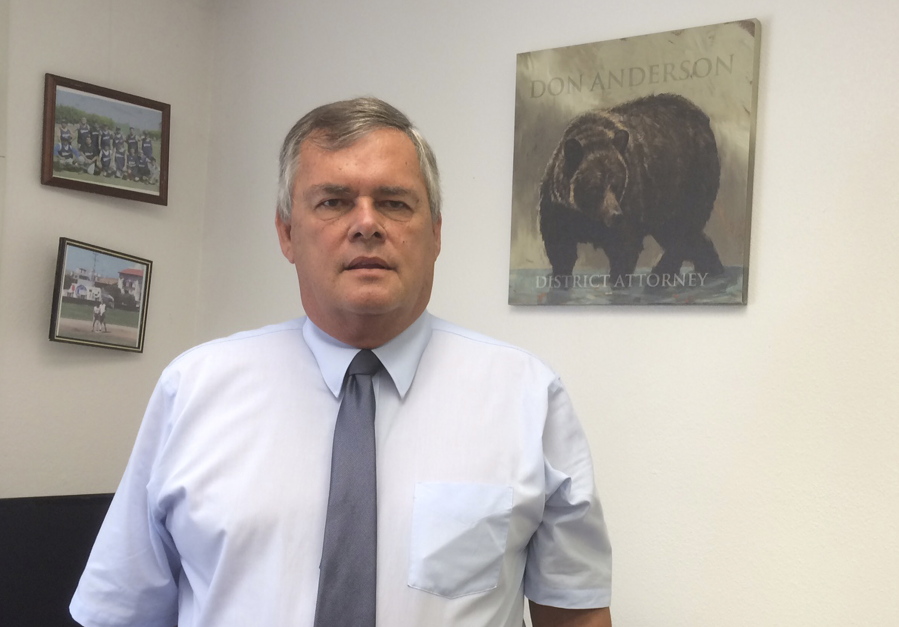 Don Anderson
Lake County, Calif., district attorney