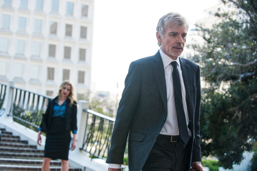 Billy Bob Thornton in a scene from, &quot;Goliath,&quot; premiering on Oct. 14. (Colleen E.
