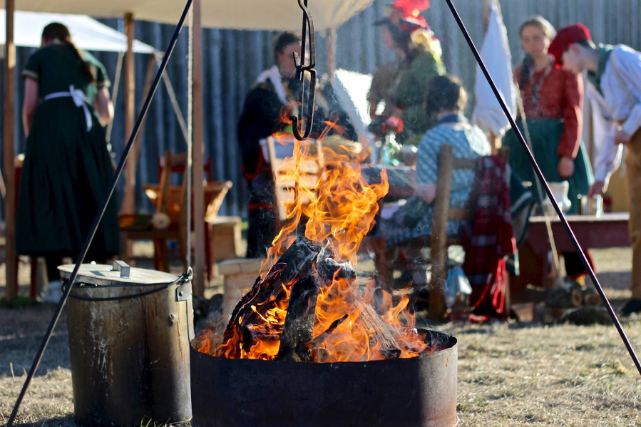 Many views of previous Campfires &amp; Candlelight events at Fort Vancouver.