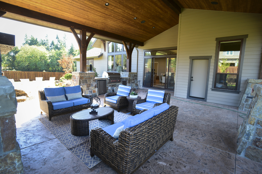 Outdoor living is a featured element in this year&#039;s Parade of Homes in the Ridgefield area, which is put on annually by the Building Industry Association of Clark County.