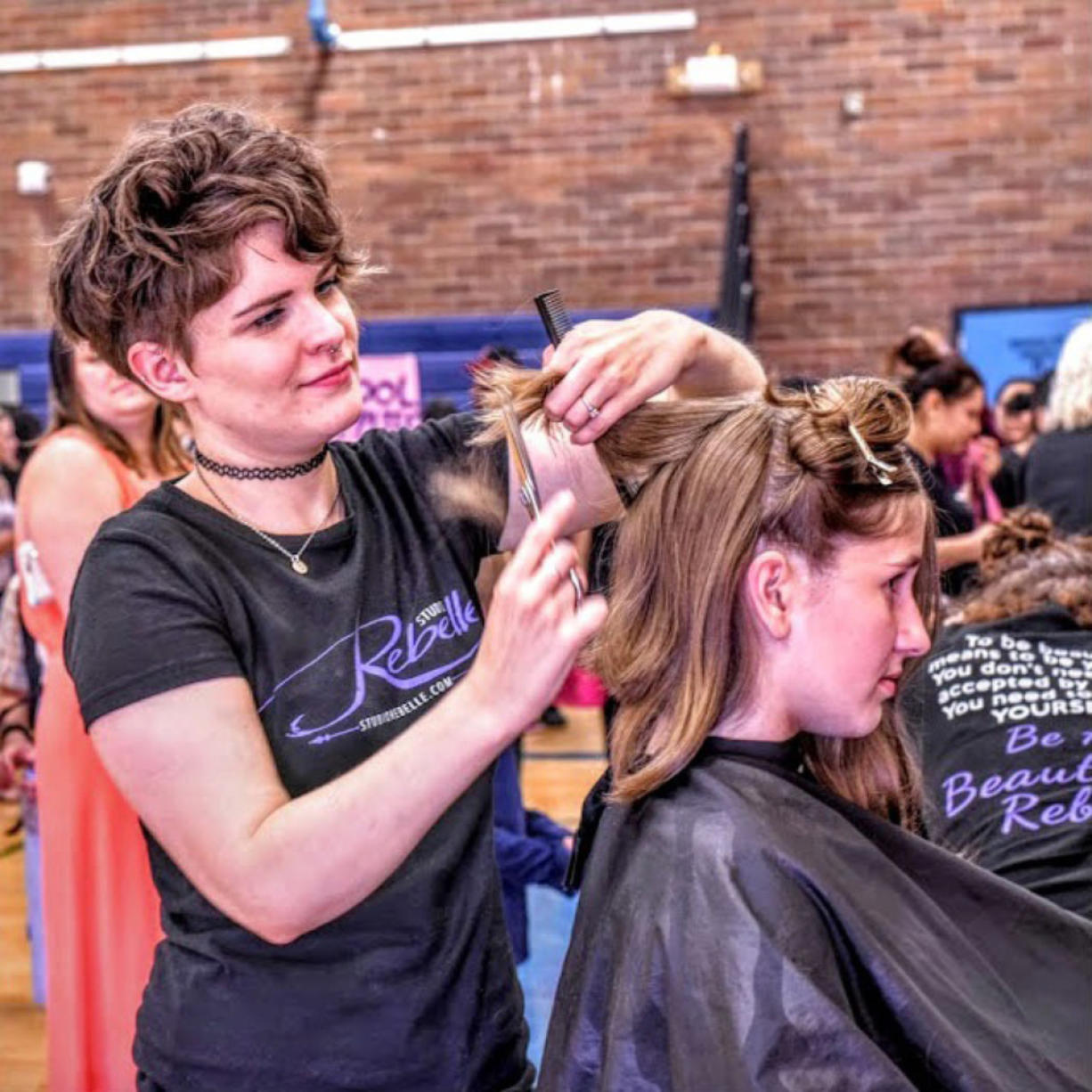 Back To School Event Gives Families Haircuts Supplies