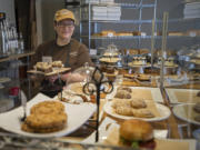 Catherine Misener at deda&#039;s artisan bakery in Salmon Creek.