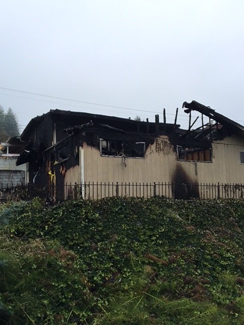 One man was killed when a fire burned this home in Kelso early Friday morning.