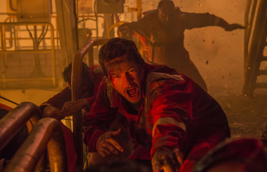Mark Wahlberg appears in a scene from &quot;Deepwater Horizon.&quot; (David Lee/Summit)