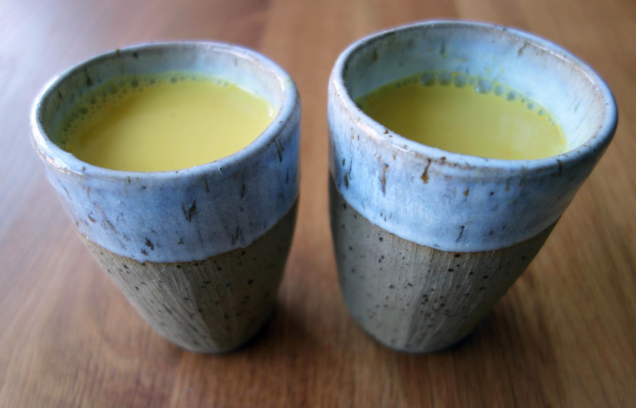 Turmeric-Infused Warm Milk (Meera Sodha via AP)