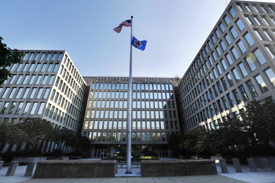 The U.S. Office of Personnel Management is photographed Tuesday in Washington.