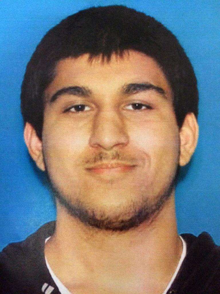 This undated Department of Licensing photo posted Saturday, Sept. 24, 2016, by the Washington State Patrol on its Twitter page shows Arcan Cetin, 20, of Oak Harbor, Wash. Patrol Sgt. Mark Francis Saturday via Twitter identified Cetin as the suspect in a shooting at the Cascade Mall in Burlington, Wash., that left several dead and sparked an intensive, nearly 24-hour manhunt. Authorities say Cetin was apprehended Saturday evening.