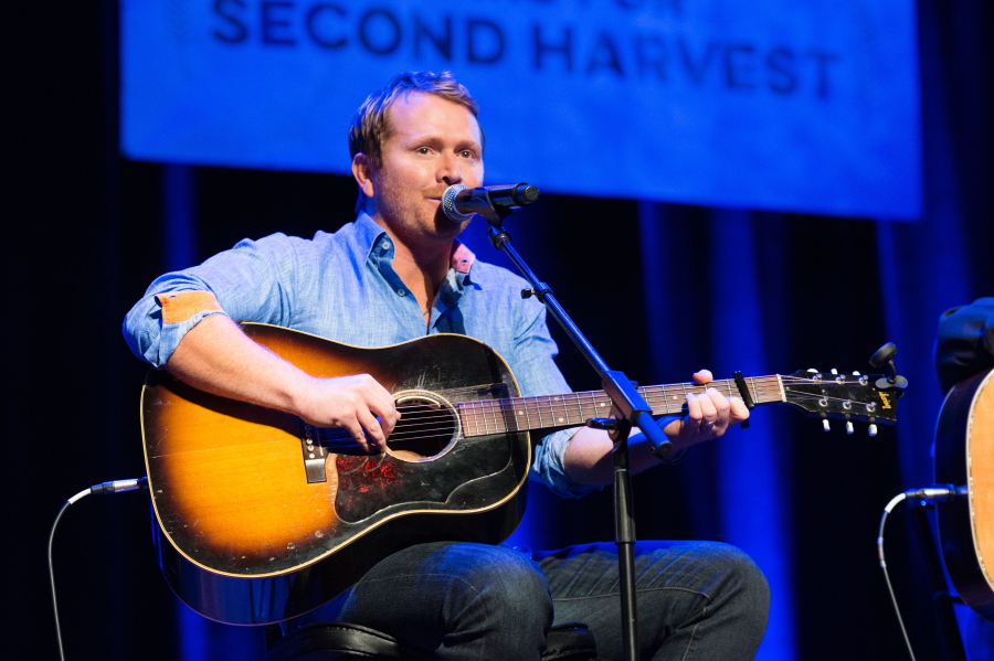 Shane McAnally performs at the 12th Annual Stars for Second Harvest Benefit in Nashville, Tenn. McAnally and Joseph Kahn collaborated on &quot;Forever Country,&quot; a music video that features 30 country singers in a blend of three of the genre&#039;s most-beloved tunes, highlighting the history of country music for the 50th anniversary of the Country Music Association.