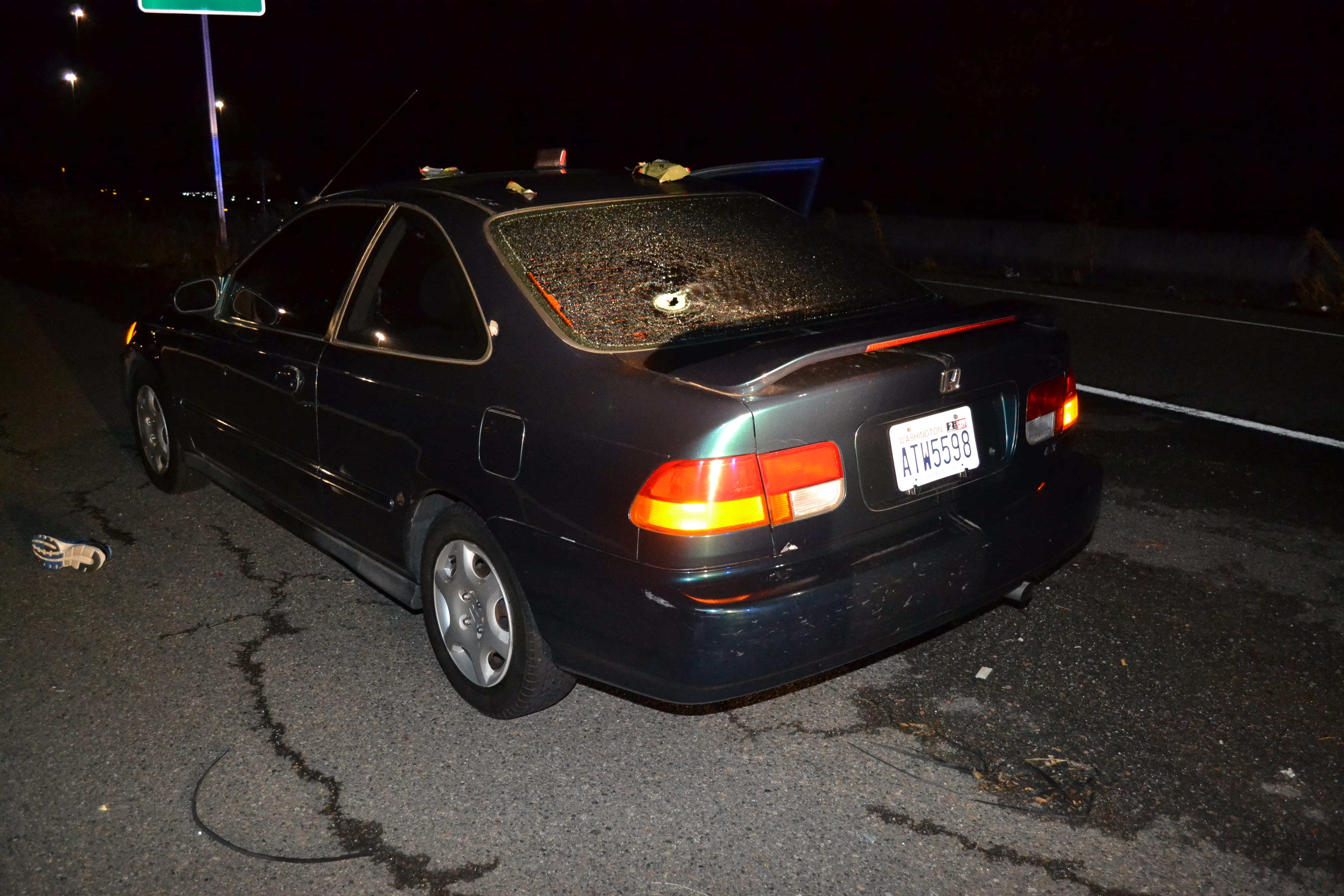 Detectives are asking that anyone who witnessed or who has information on drive-by shooting last week on state Highway 500 to contact Detective Jennifer Ortiz at 360-449-7948 or Jennifer.ortiz@wsp.wa.gov.