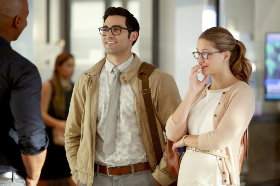 Tyler Hoechlin stars as super-cousin Clark Kent/Superman on the season two premiere of &quot;Supergirl&quot; on the CW.