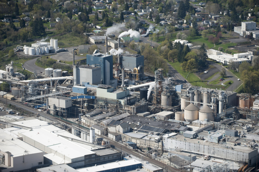 Georgia-Pacific&#039;s Camas mill today employs about 430, compared with more than 2,400 in the 1980s. Union workers are seeking a new eight-year labor agreement.