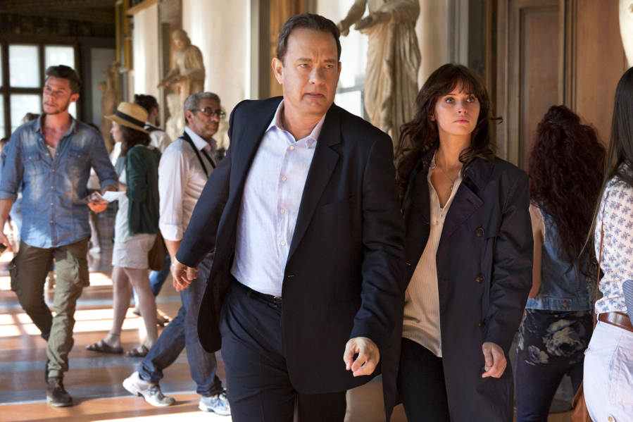 Tom Hanks stars as Professor Robert Langdon with Felicity Jones as Sienna in &quot;Inferno,&quot; directed by Ron Howard.
