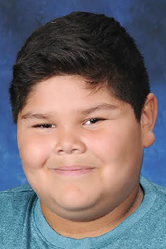 Ridgefield: South Ridge Elementary School fifth-grader Ruben Esquibel.