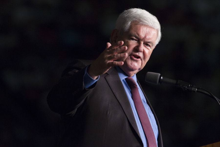 Former House Speaker Newt Gingrich (AP Photo/ Evan Vucci)
