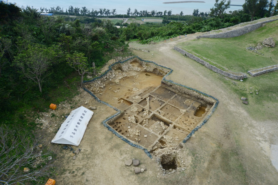 This 2013 excavation at the 12th-15th century Katsuren Castle in Uruma, Okinawa, Japan, yielded 10 copper coins including a few likely dating to the Roman Empire.