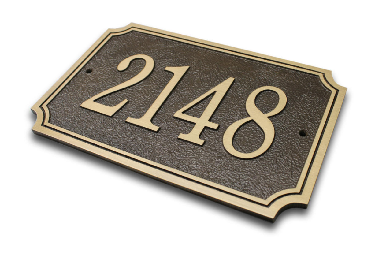 Tiger Classic Style Custom House Door Number Sign Plaque 