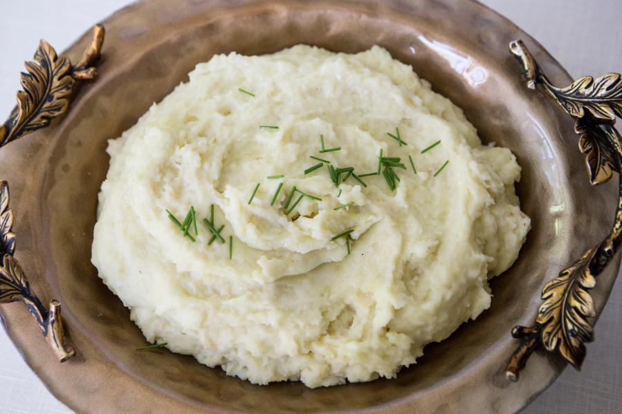 Mashed Potatoes With Manchego and Olive Oil (Jennifer Chase for The Washington Post)