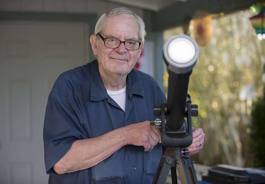 Astronomy enthusiast Stan Seeberg, 74, has witnessed a total solar eclipse twice in his life and hopes to catch the next one in August.