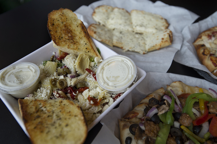 The Greek chop salad is served Nov. 14 at The Blind Onion in Vancouver.