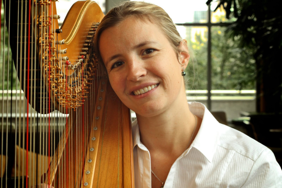 Harpist Valerie Muzzolini Gordon will perform with the Vancouver Symphony Orchestra as it plays an all-French program Nov. 5 and Nov.