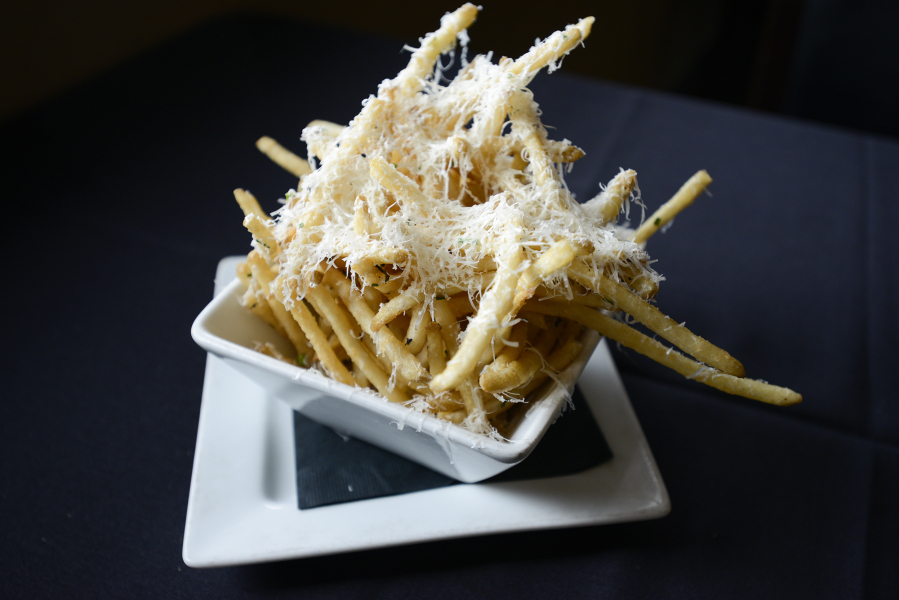 The truffle fries are served Nov. 21 at Main Event on Southeast 164th Avenue in Vancouver.
