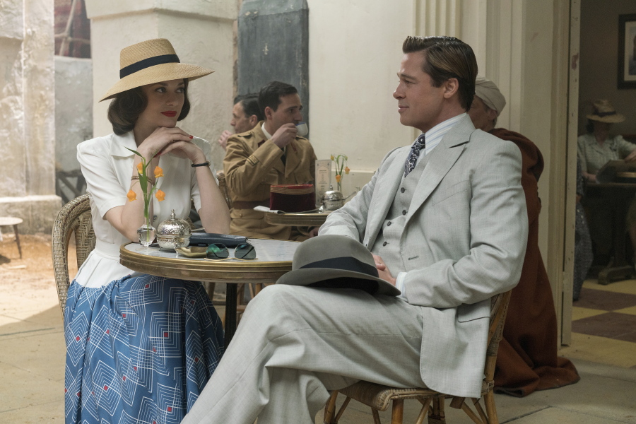 Marion Cotillard and Brad Pitt star in &quot;Allied,&quot; directedby Robert Zemeckis.