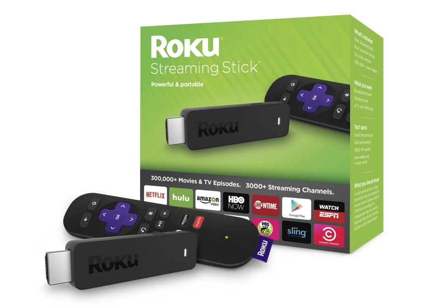 The Roku Streaming Stick, a great gift for TV lovers.