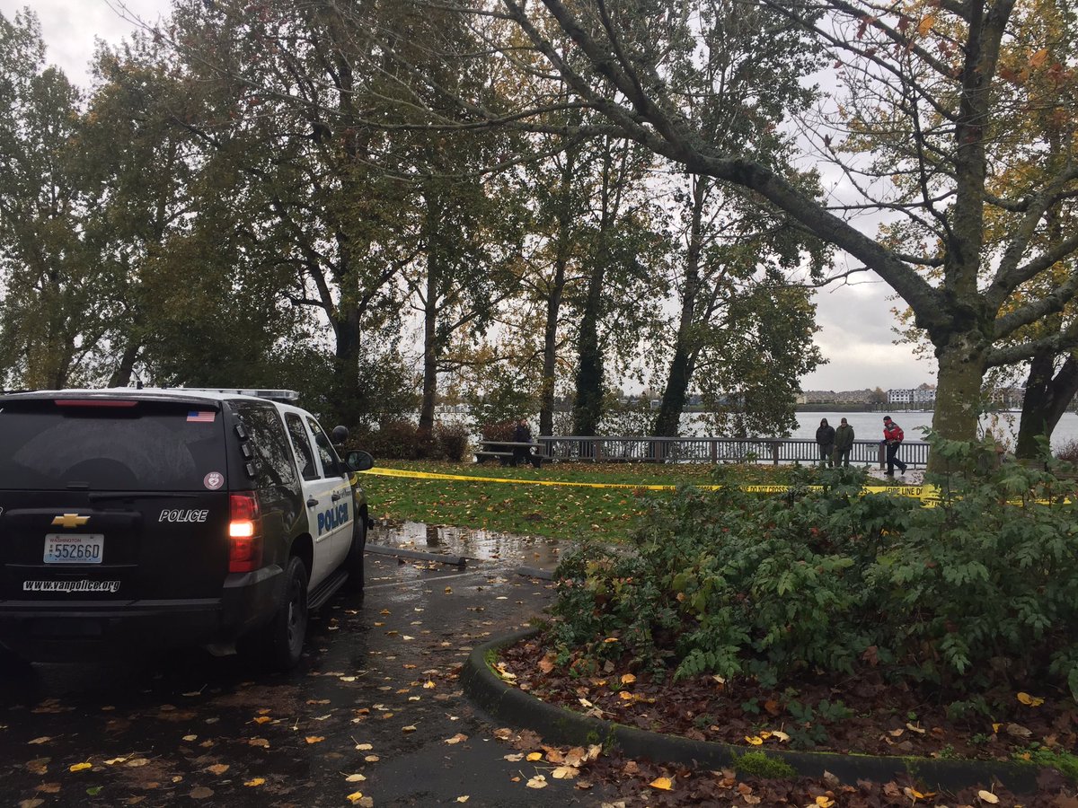 Vancouver police were investigating a body that washed ashore on the Columbia River Wednesday about 200 yards upstream from the Interstate 5 Bridge.