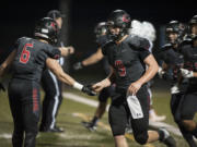 Camas&#039; Jack Colletto (9) credits his teammates for all his postseason honors, including being named the Gatorade Washington Football Player of the Year.