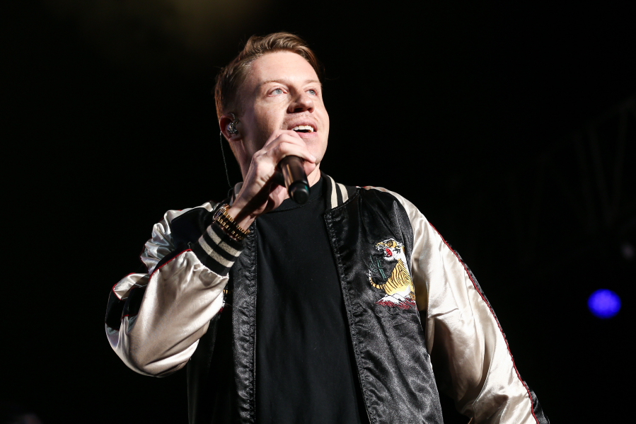 Macklemore performs on stage Dec. 4, 2015, at Power 106&#039;s Cali Christmas 2015 in Inglewood, Calif. The Seattle rapper wants King County to focus on alternatives to incarceration instead of a new jail for young offenders.
