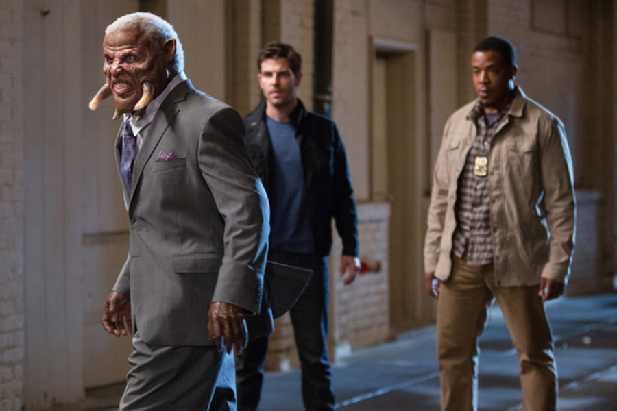 Ron Canada, as Stan Kingston, from left, David Giuntoli, as Nick, and Russell Hornsby, as Hank, in scene from &quot;Grimm,&quot; Season 4 episode &quot;The Last Fight.&quot; (NBC)