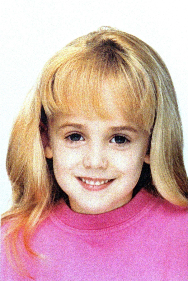 Slain 6-year-old pageant princess JonBenet Ramsey in 1996.