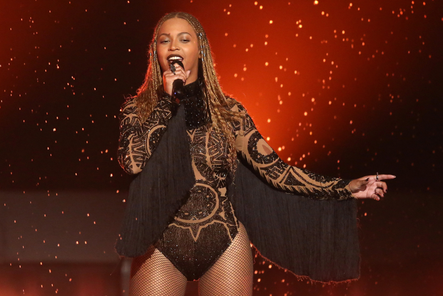 Beyonce performs &quot;Freedom&quot; at the BET Awards on June 26 in Los Angeles.
