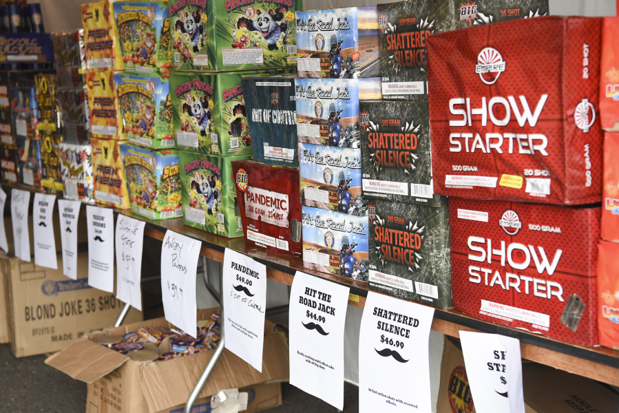 Fireworks sales ahead of New Year&#039;s Day kicked off in Clark County on Thursday morning. Gene Marlow, owner of Mean Gene Fireworks in Camas, said sales each year depend on the weather.