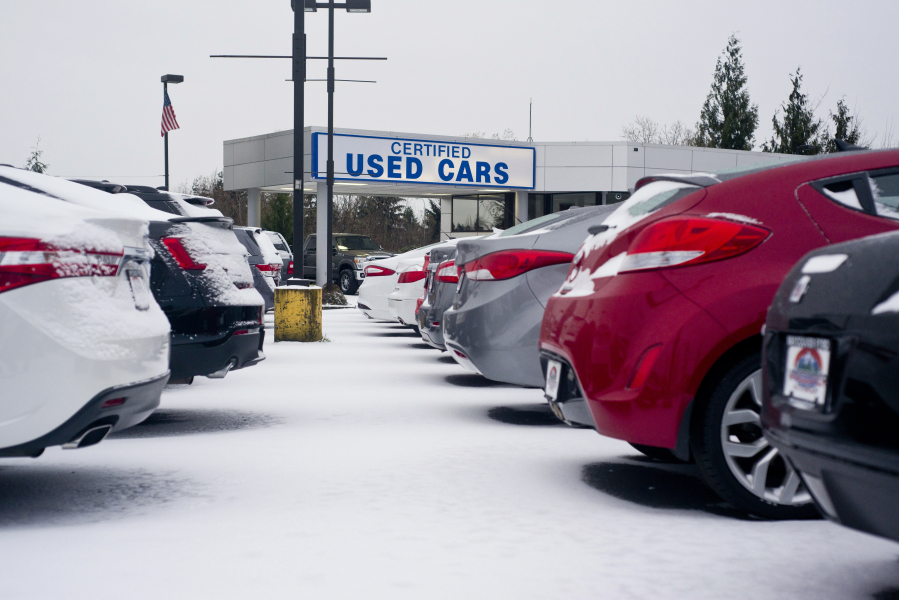 Reports say record numbers of car-buyers are underwater when they try to trade-in, as they might at Vancouver Auto Group, pictured here.