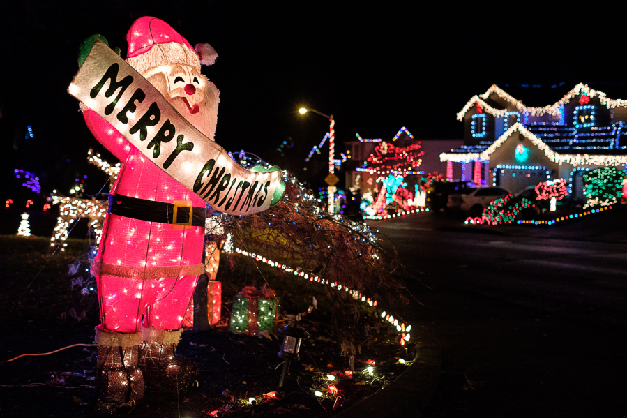 Every year, most homes along 51st Street are decorated for the holidays.